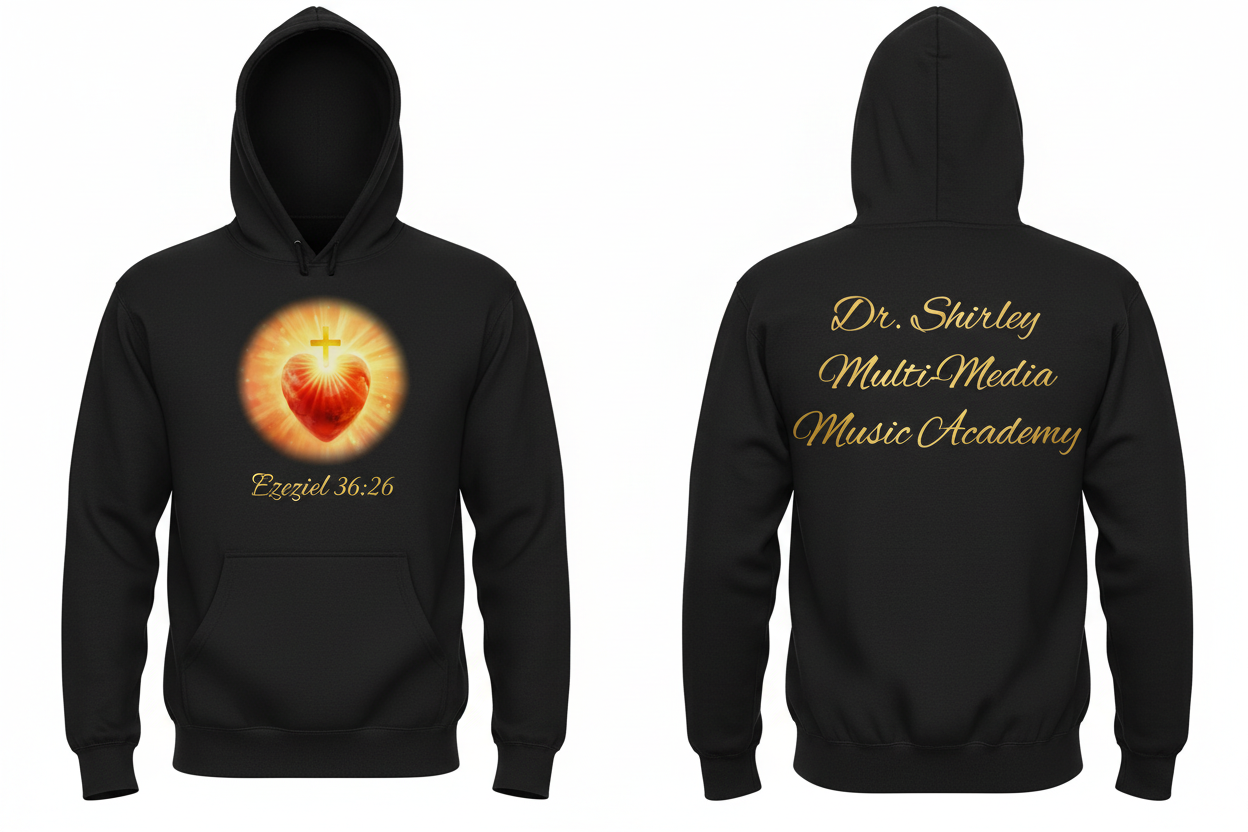Academy Hoodie - New Heart front, Academy name back