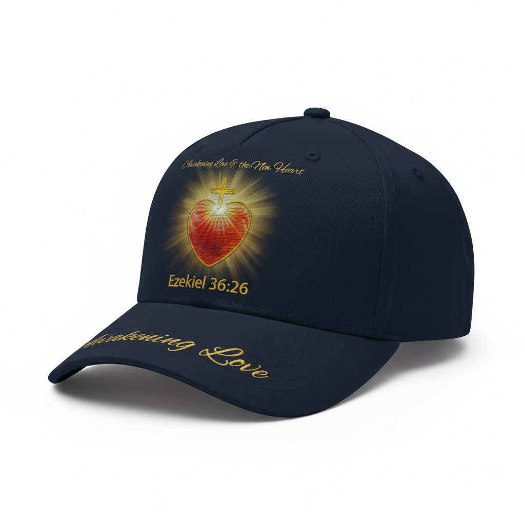 Tour Baseball Cap - Logo with Ezekiel 36:26 beneath and Awakening Love on visor